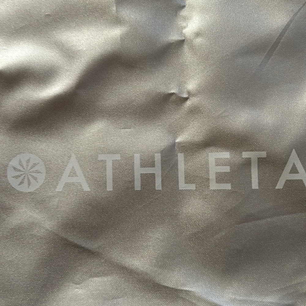 New silver Athleta Dust Bag/Gift Bag